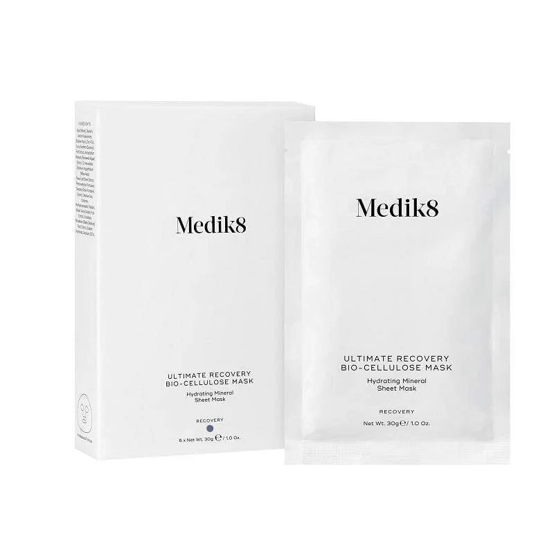 Medik8 Ultimate Recovery Bio Cellulose Mask, 6 X 30g