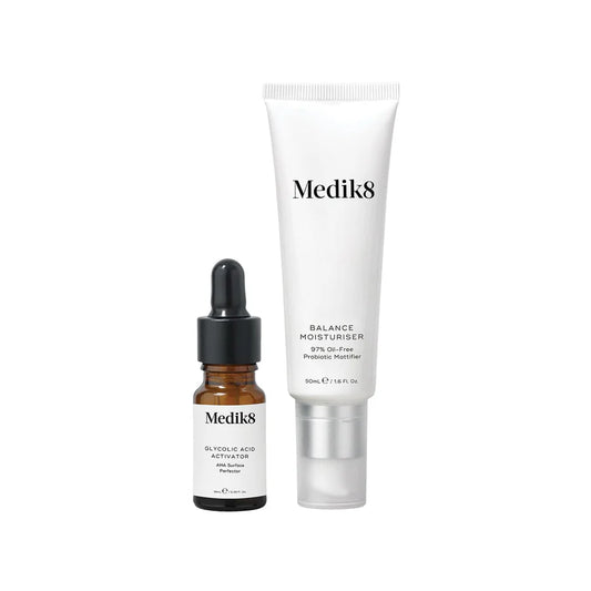 Medik8 Balance Moisturiser With Glycolic Acid Activator, 50ml